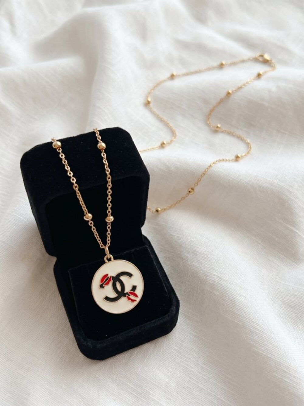 FINAL Sale! Vintage ONLY 1! CHANEL Upcycled Necklace